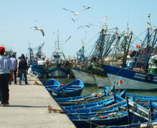Molo barche da pesca Marocco
