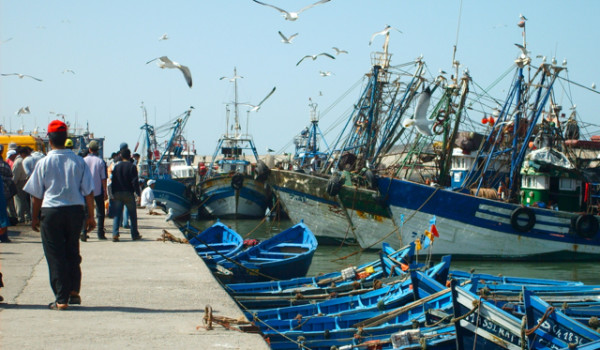 Molo barche da pesca Marocco